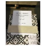 12in x 3in HD Bullnose Porcelain Tile x160