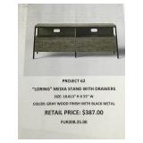 Media Stand with Drawers