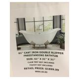 72in oval drop in bath tub.