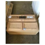 36in x 12in unfinished wall cabinet x2
