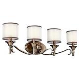 Kichler 45284AP 31" Four Bulb Vanity Light Pewter