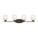 Kichler 5099OZ Four Bulb Vanity Light Bronze x2