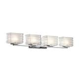 Kichler 45480CH Four Bulb Vanity Light Chrome