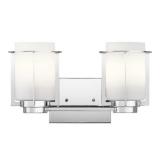 Kichler 45947CH Two Bulb Vanity Light Chrome x2