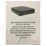 Sealy Queen Size Firm Pillowtop Mattress