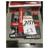 Kwik Set Entry Knobs & Deadbolt x3