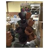 Display Rack of Flower Pots