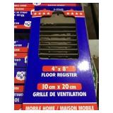Box of Mobile Home Floor Registers for One Money
