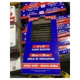 Box of Mobile Home Floor Registers for One Money