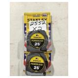 Stanley power lock tape measures X2