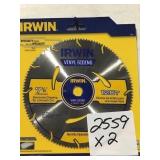 Irwin vinyl siding blade x2