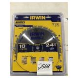 Irwin 10in carbide tipped blade