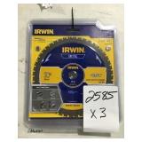 Irwin metal carbide tipped  blades x3