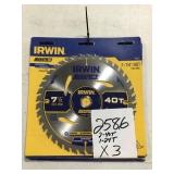 Irwin carbide blade x3