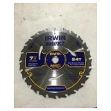 7 1/4 Irwin 24teeth carbide tipped saw blades x6