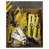 Taps & die misc box w/ drill bits sold one money