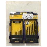 15pc metal drill bit set
