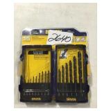 15pc metal drill bit set