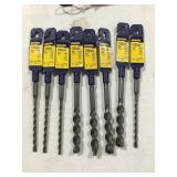 Irwin hammer drill bits x8