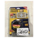 Irwin door lock installation kit