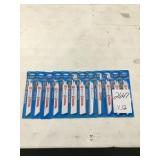 6in Reciprocating saw blade packs x12