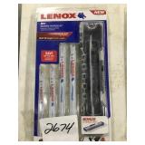 9pc reciprocating saw blade general purpose kit