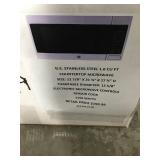 Stainless Steel Countertop Microwave