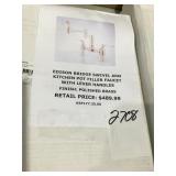 Edison Pot Filler Faucet with Level Handles