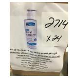 8LF OZ Pro Sanitize Advanced Hand Sanitizer x24