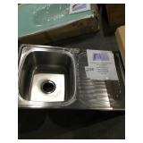 32in Stainless Steel Drop-in Kitchen Sink