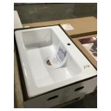 33in Almeria Cast Iron Single Bowl Farmhouse Sink