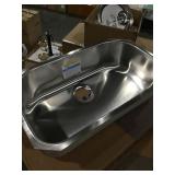 31in x 18in Moen stainless steel sink
