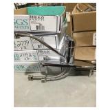 Single Handle Chrome Kitchen Faucet x2