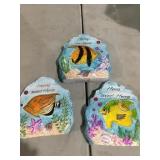Fish Garden Stones x6