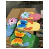 Decorative garden flip flops X16