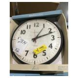 Large plastic clocks x2