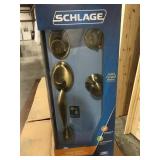 Schlage front entry door handle set