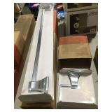 Toilet paper holder & towel bar sold one money