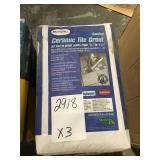 Ceramic tile grout x3