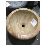Large granite vessel sink