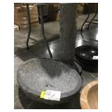 Granite 2 piece birdbath