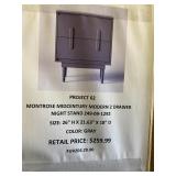 2 Drawer Nightstand
