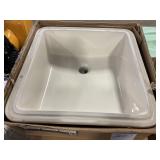 16in Square Undermount Sink x4