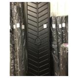 Large black plastic trays x 2