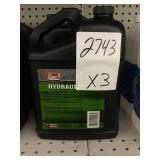 Hydraulic oil X 3
