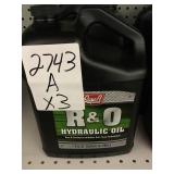 Hydraulic oil x 3