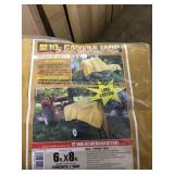 6x8 10 oz canvas tarp x 2