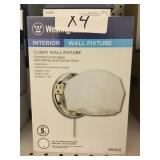 1 light wall fixture x 4
