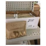 Stone soap dish sold by the pc. X 4