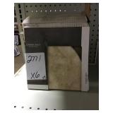 Natural stone corner shelf by the pc. X 6